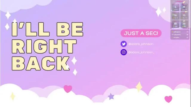 Image 6 of adara_johnson_ Stream on Chaturbate on 13 days ago