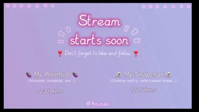 Thumbnail 1, amizukii's Stream at Chaturbate, 22 months ago