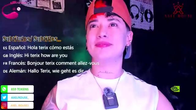 Image 10 of axel_rouse1 Stream on Chaturbate on 20 days ago