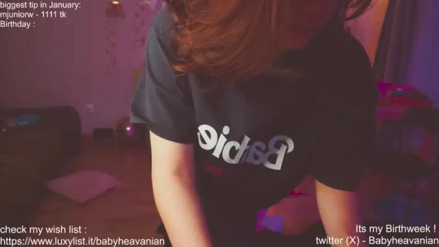 Image 3 of babyheavanian Stream on Chaturbate on 12 months ago