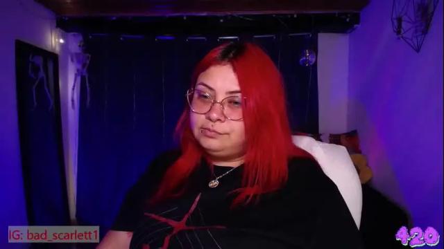 Thumbnail 1, bad_scarlett1's Stream at Chaturbate, 1 month ago