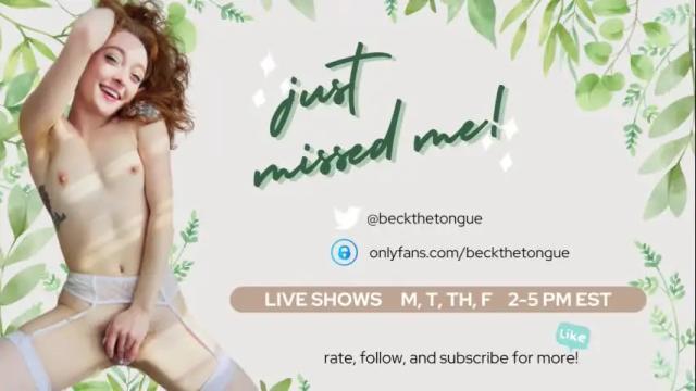 Thumbnail 3, beckthetongue's Stream at Chaturbate, 26 days ago