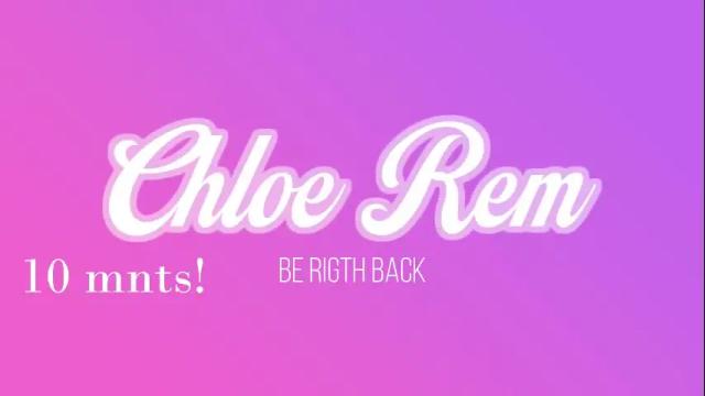 Thumbnail 2, chloe_rem's Stream at Chaturbate, 1 month ago