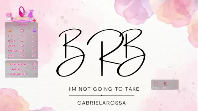 Image 11 of gabrielarossa Stream on Chaturbate on 1 month ago