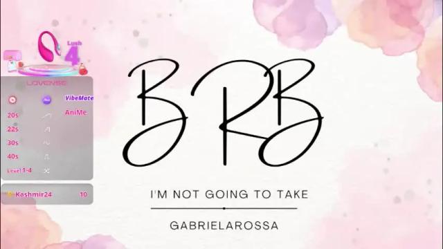 Image 6 of gabrielarossa Stream on Chaturbate on 1 day ago