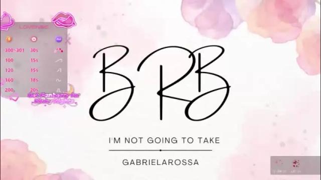 Image 10 of gabrielarossa Stream on Chaturbate on 1 month ago