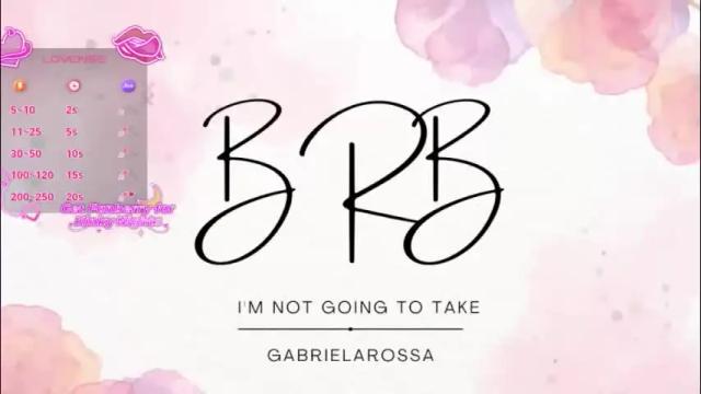 Thumbnail 3, gabrielarossa's Stream at Chaturbate, 1 month ago