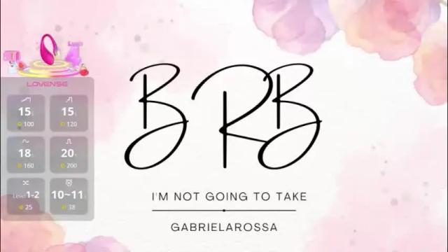 Thumbnail 1, gabrielarossa's Stream at Chaturbate, 4 days ago