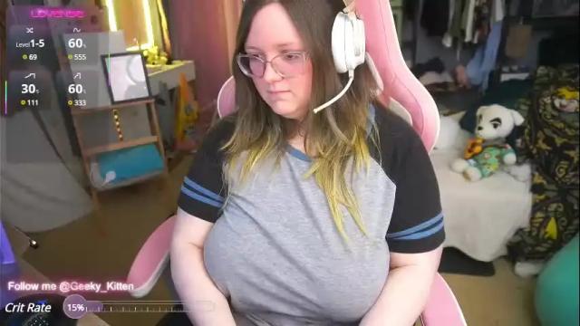 Image 2 of geeky_kitten Stream on Chaturbate on 2 months ago