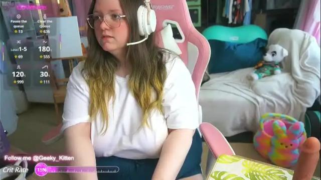 Thumbnail 1, geeky_kitten's Stream at Chaturbate, 1 month ago