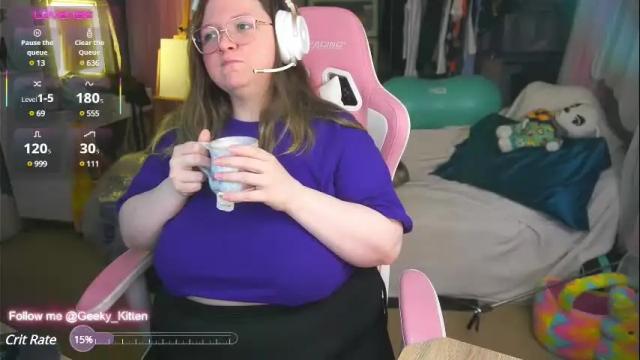 Image 2 of geeky_kitten Stream on Chaturbate on 1 month ago