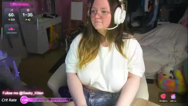 Image 3 of geeky_kitten Stream on Chaturbate on 1 month ago