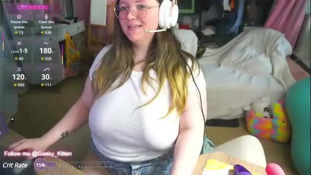 Thumbnail 1, geeky_kitten's Stream at Chaturbate, 1 month ago