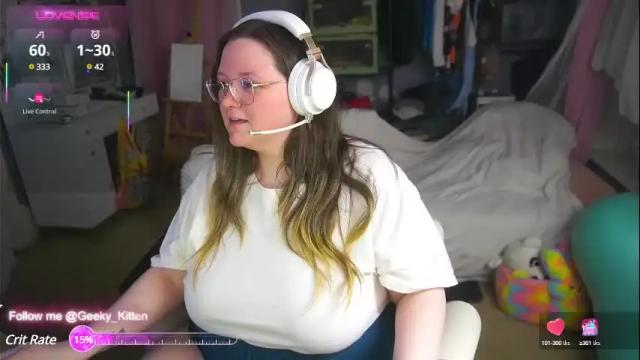 Thumbnail 1, geeky_kitten's Stream at Chaturbate, 25 days ago