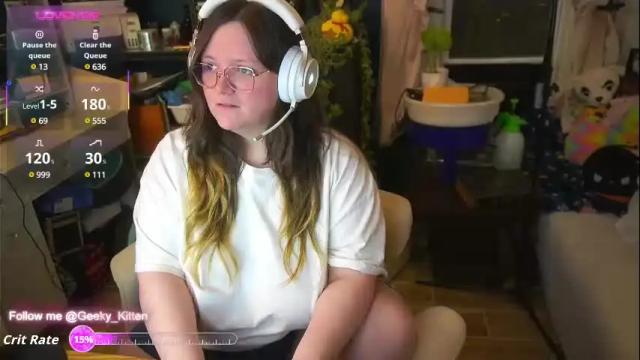 Image 2 of geeky_kitten Stream on Chaturbate on 2 months ago