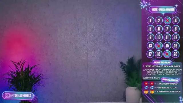Thumbnail 3, hell_on_heels_'s Stream at Chaturbate, 17 days ago