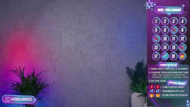 Thumbnail 1, hell_on_heels_'s Stream at Chaturbate, 12 days ago