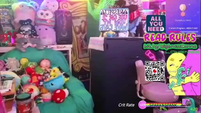 Thumbnail 3, highnesscanna's Stream at Chaturbate, 1 month ago