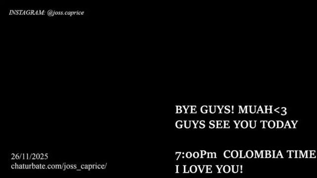 Thumbnail 2, joss_caprice's Stream at Chaturbate, 1 month ago