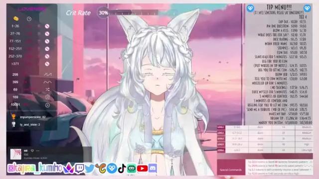Thumbnail 3, kajira_kumiho's Stream at Chaturbate, 13 months ago