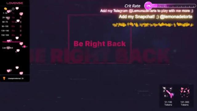 Image 4 of lemonadetarts Stream on Chaturbate on 17 months ago
