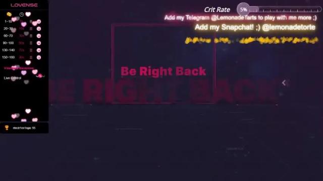 Thumbnail 3, lemonadetarts's Stream at Chaturbate, 17 months ago