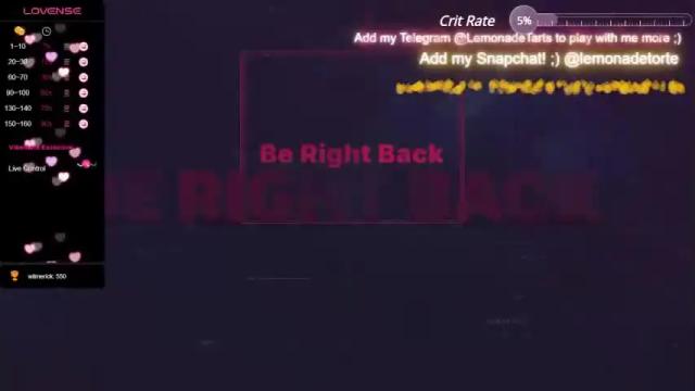 Thumbnail 3, lemonadetarts's Stream at Chaturbate, 17 months ago