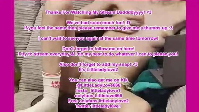 Image 12 of littleladylove1 Stream on Chaturbate on 13 months ago