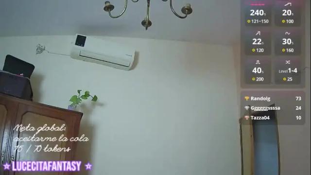 Thumbnail 2, lucecitafantasy's Stream at Chaturbate, 25 days ago