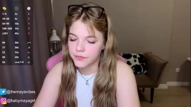 Image 12 of maya_blonde18 Stream on Chaturbate on 11 days ago