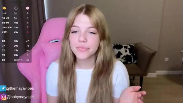 Image 2 of maya_blonde18 Stream on Chaturbate on 10 days ago