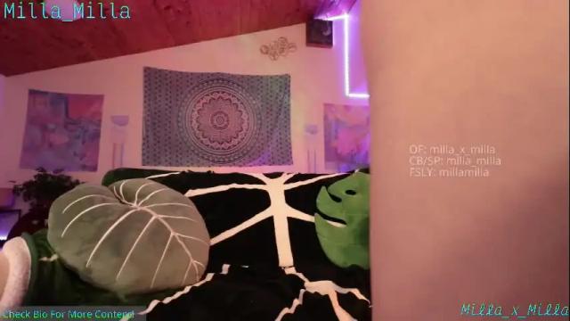 Thumbnail 3, milla_milla's Stream at Chaturbate, 1 month ago