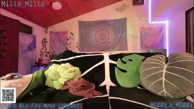 Thumbnail 2, milla_milla's Stream at Chaturbate, 1 month ago