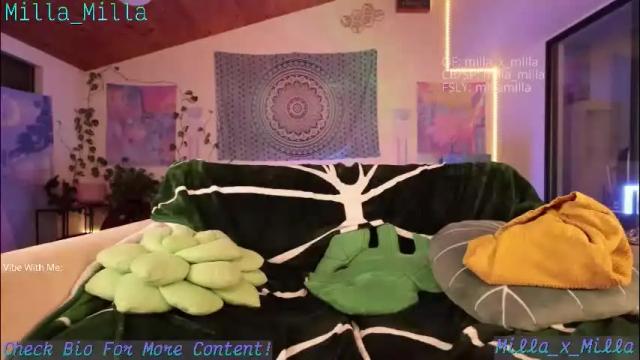 Thumbnail 2, milla_milla's Stream at Chaturbate, 24 days ago