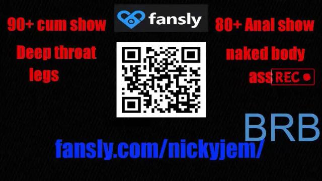 Image 11 of nickyjem Stream on Chaturbate on 2 months ago