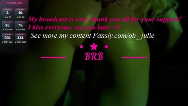 Image 12 of oh_julie Stream on Chaturbate on 1 month ago