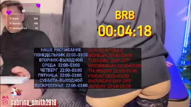 Image 12 of sabrinasmit Stream on Chaturbate on 7 days ago