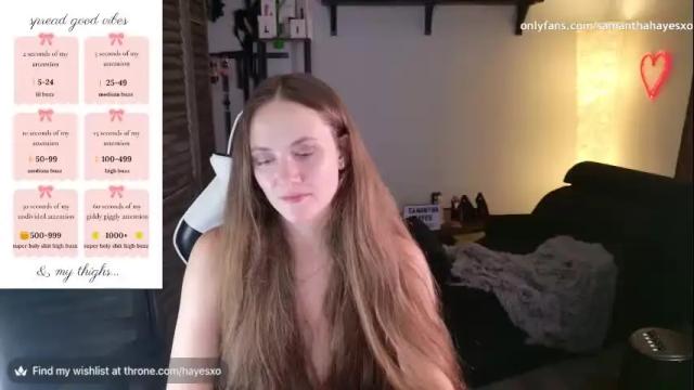Thumbnail 1, samanthahayesxoxo's Stream at Chaturbate, 3 months ago