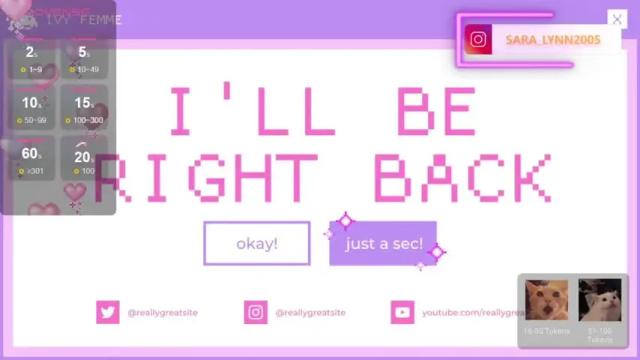 Image 12 of sarah___lynn Stream on Chaturbate on 13 months ago