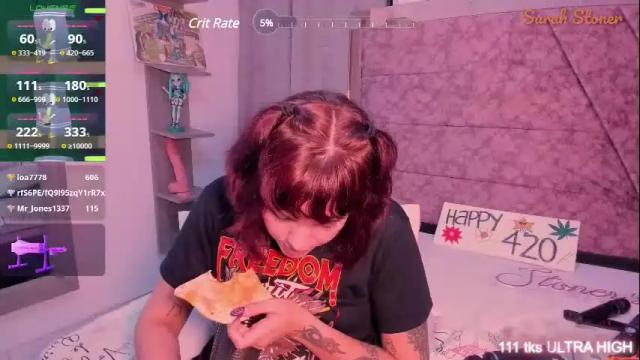 Image 12 of sarah_stoner Stream on Chaturbate on 1 month ago