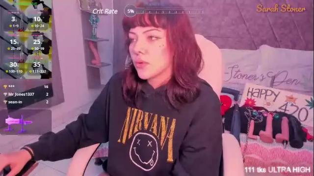 Image 4 of sarah_stoner Stream on Chaturbate on 1 month ago