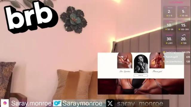 Thumbnail 2, saraymonroe's Stream at Chaturbate, 1 month ago