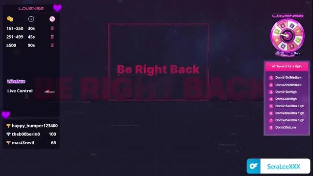 Thumbnail 2, seraleexxx's Stream at Chaturbate, 1 month ago