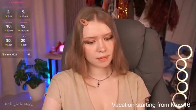 Image 4 of tatacoy Stream on Chaturbate on 29 days ago