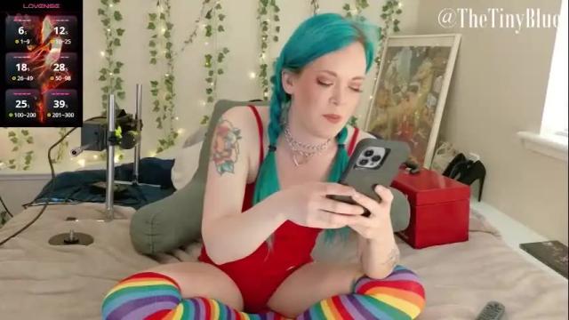 Image 2 of thetinyblue Stream on Chaturbate on 1 month ago