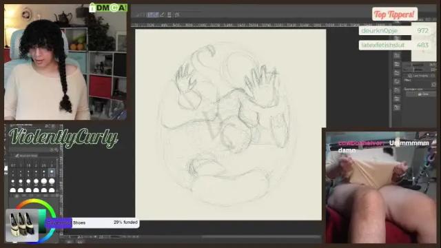 Image 12 of violentlycurly Stream on Chaturbate on 26 days ago
