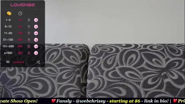 Image 12 of webchrissy Stream on Chaturbate on 23 days ago